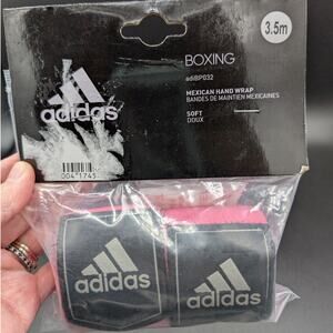 Adidas Boxing Mexican Hand wrap Womens 3.5m Pink Crepe Bandage kickbox Fighter